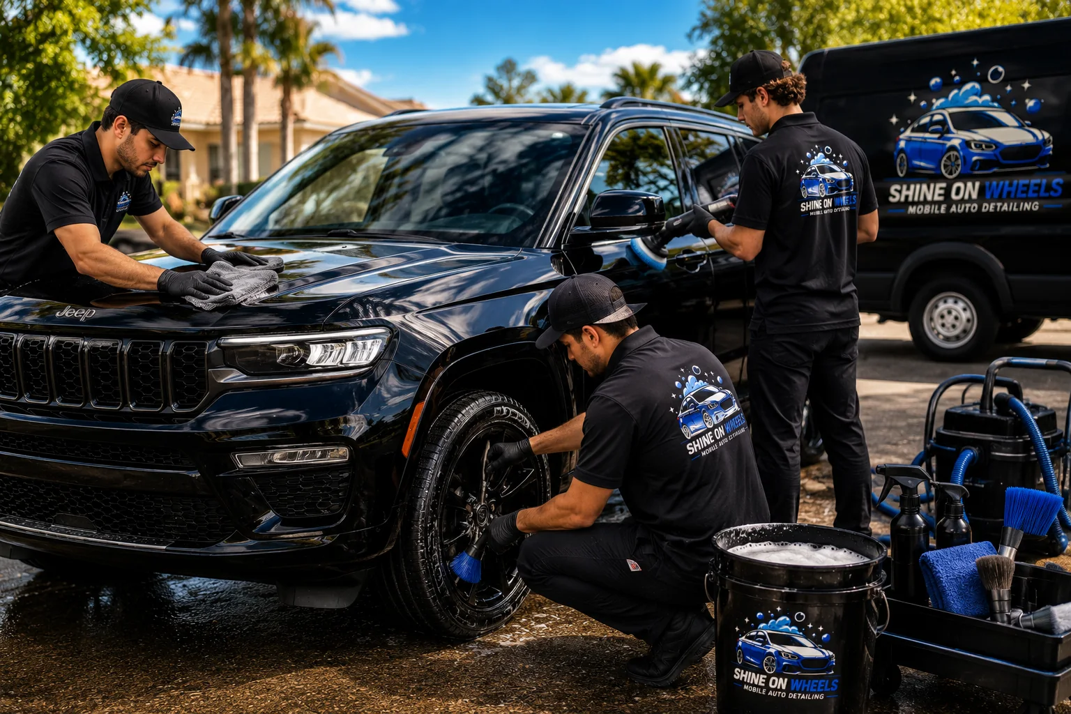 Shine On Wheels mobile detailing team