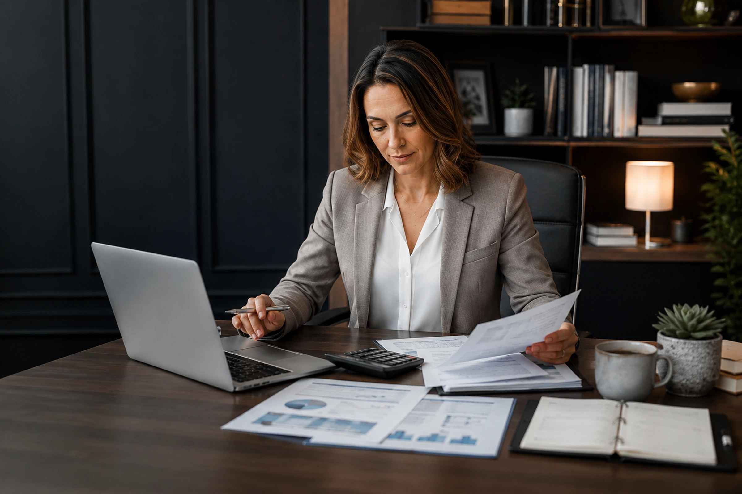 Monthly bookkeeping review