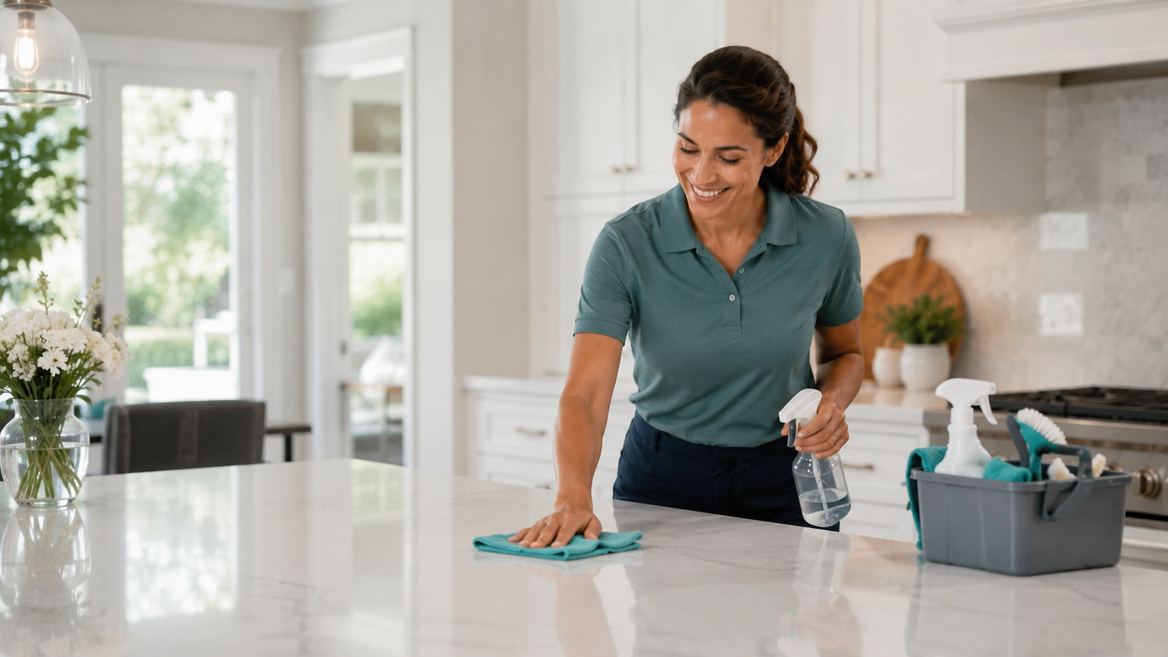 Residential kitchen cleaning