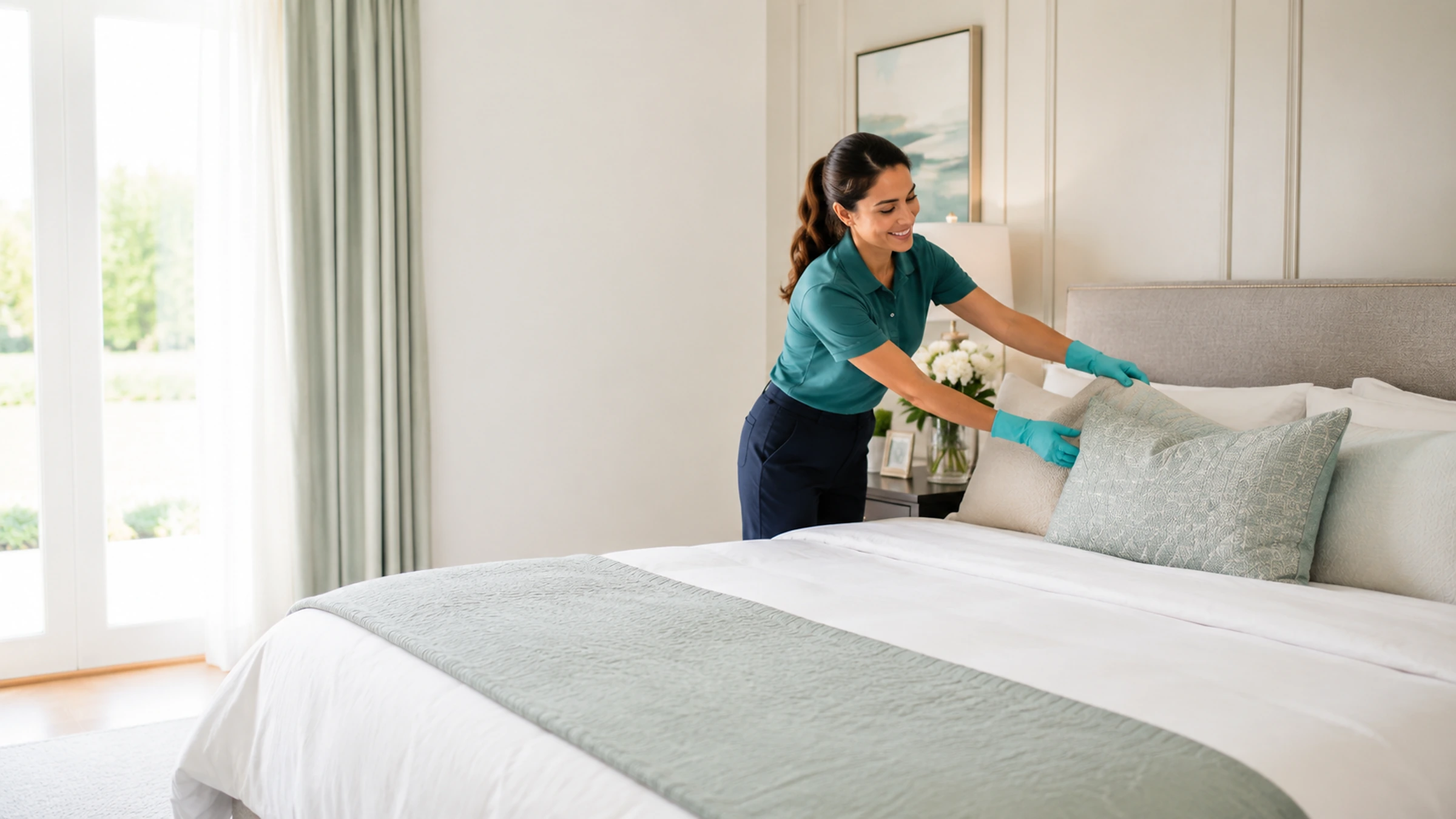 Recurring bedroom cleaning