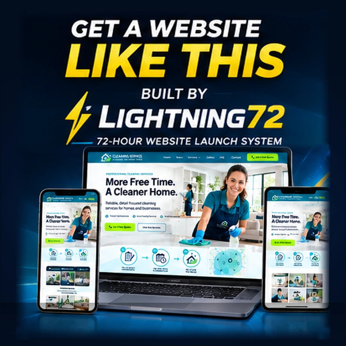 Lightning72 demonstration website badge