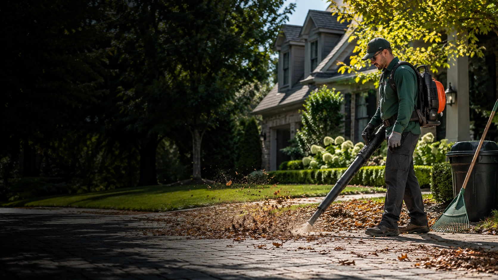 Yard Cleanups lawn care website service page example