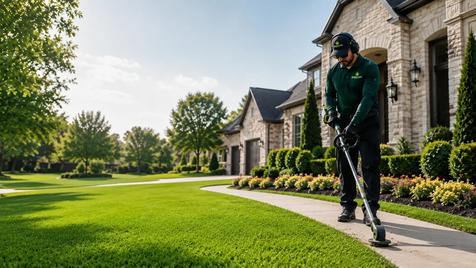 Edging & Trimming lawn care website service page example
