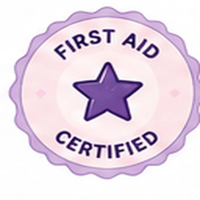 First Aid Certified badge