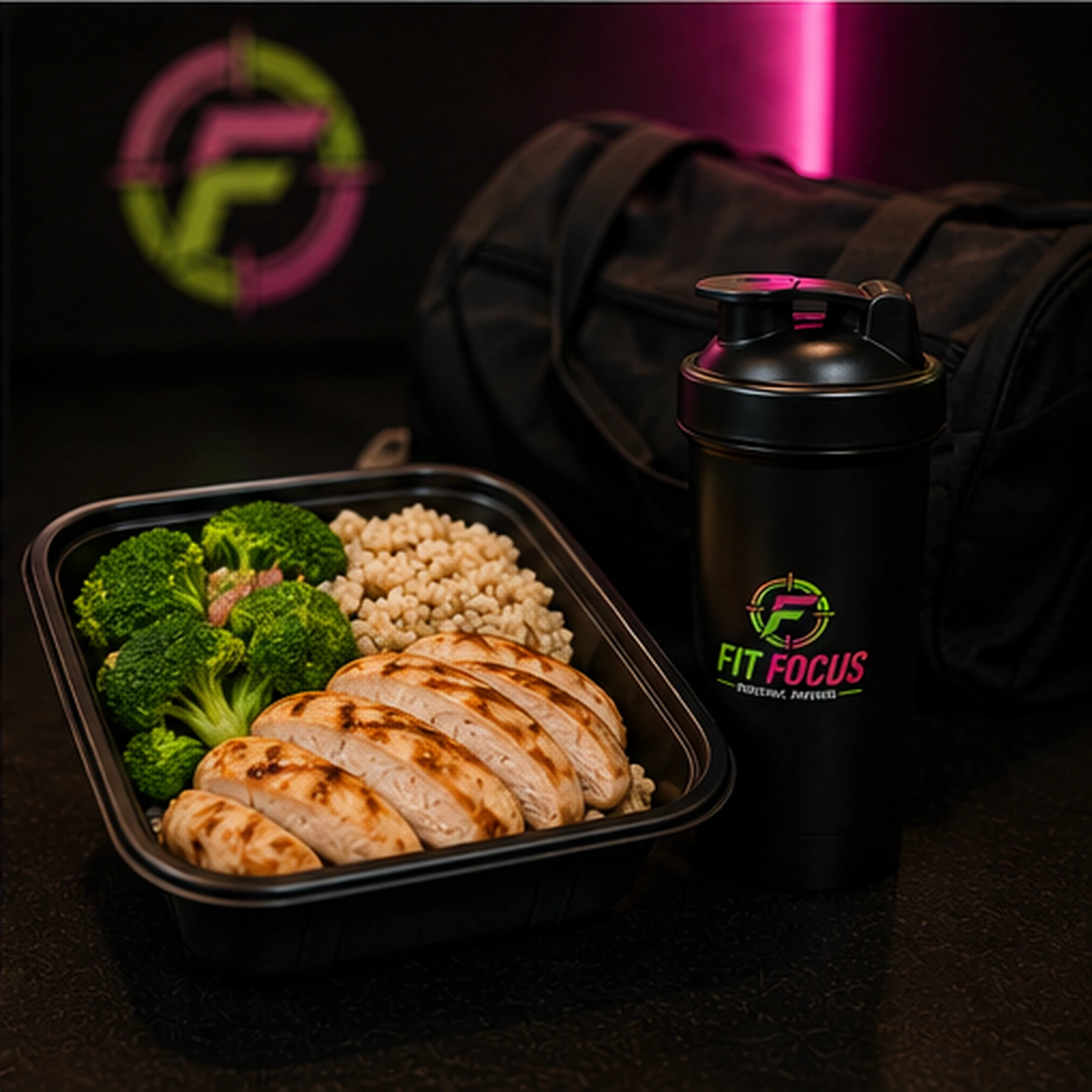 Healthy nutrition meal prep