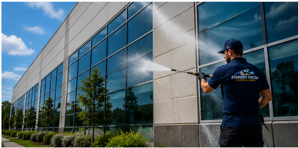 Commercial Cleaning website service example