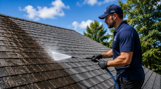 Treat Roof Streaks With a Lower Pressure Approach website service example