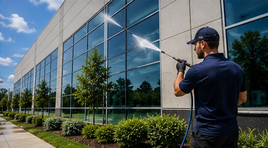 A Cleaner Exterior Supports a More Professional Image website service example